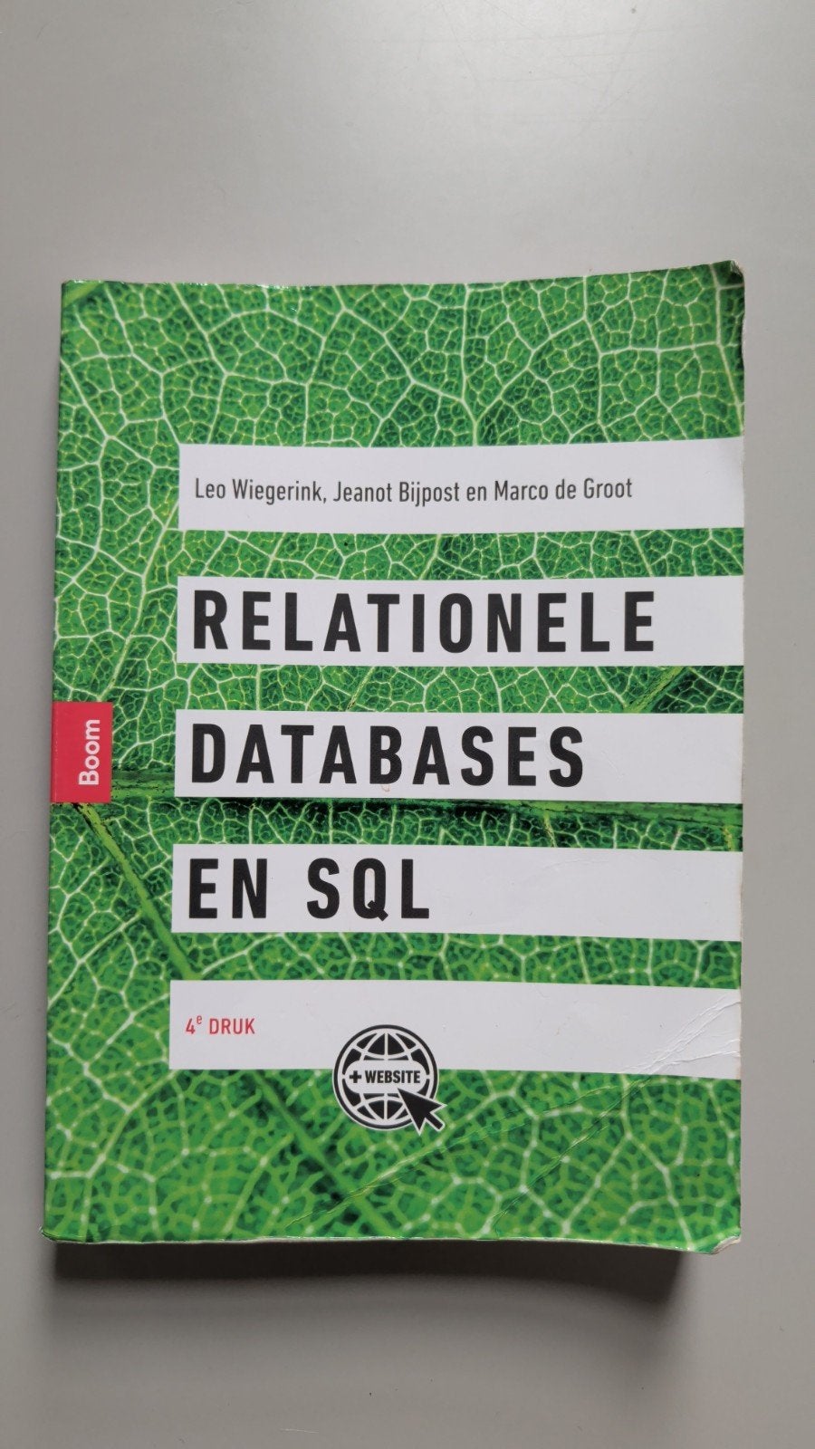 Relationele Databases en SQL - 4e druk, Gelezen, Leo Wiegerink, Jeanot Bijpost, Marco de Groot, Beta, HBO