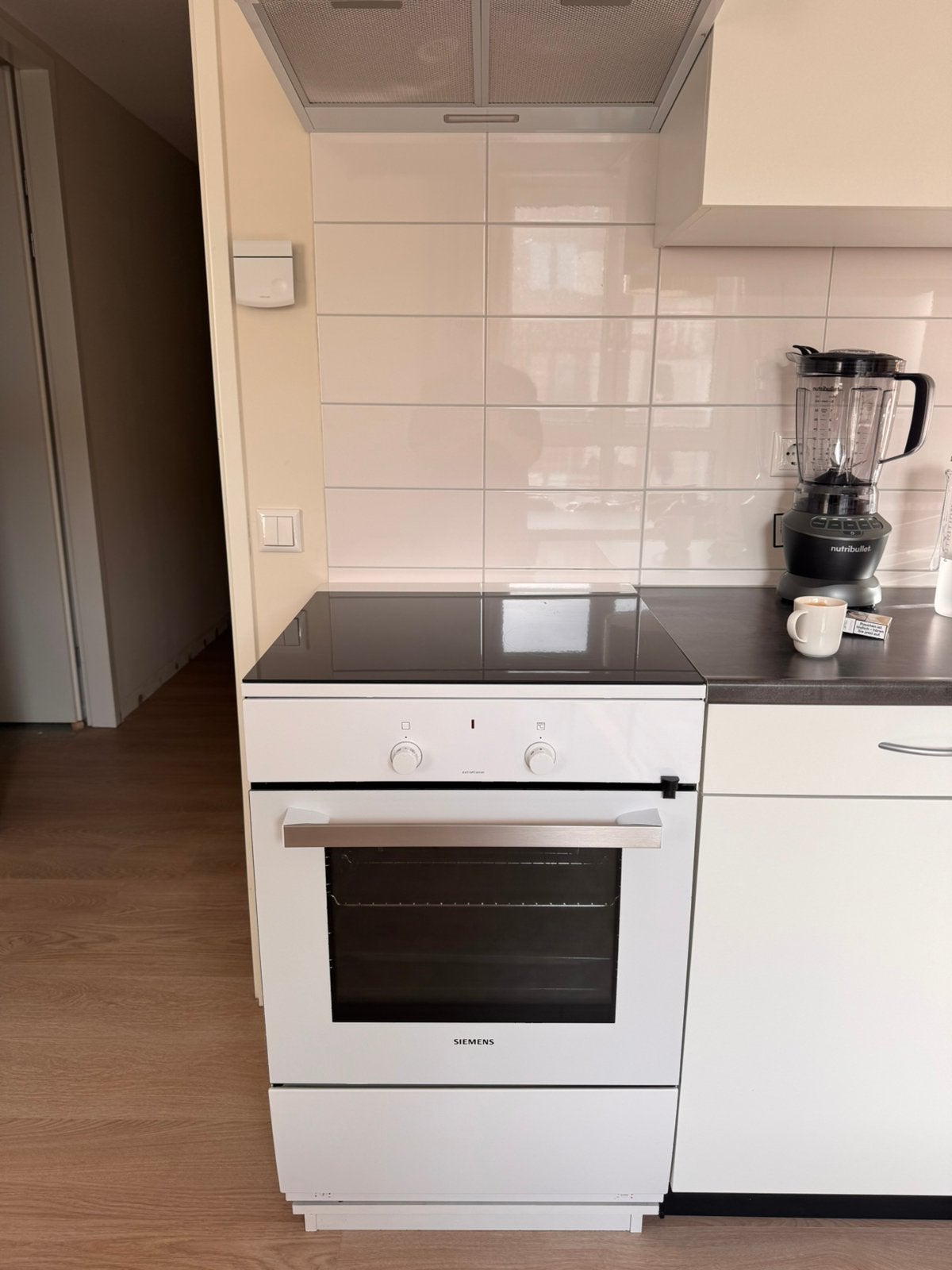 Inductiefornuis siemens zo goed als nieuw!, Ophalen, Zo goed als nieuw, Wit