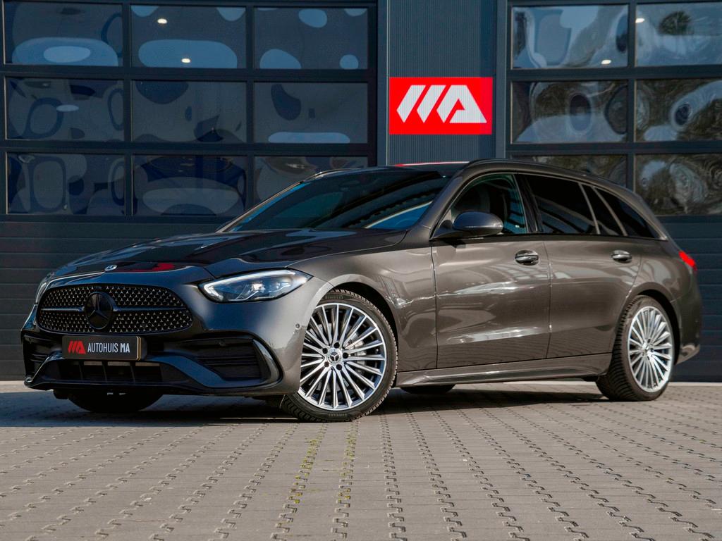 Mercedes-Benz C-klasse Estate AMG Line Blackpack|Cruise|Came, Automaat, 4 cilinders, Met garantie (alle), Automatische klimaatregeling