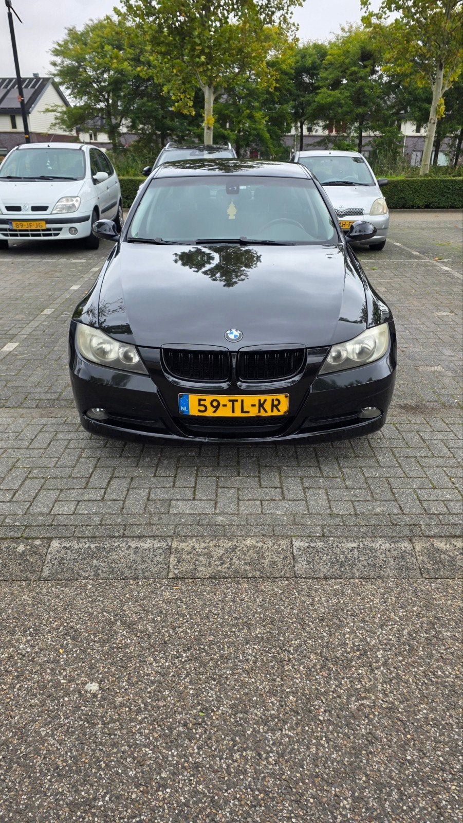 BMW 3-Serie 2.0 I 318 2006 Zwart, Auto's, Achterwielaandrijving, 4 cilinders, 129 pk, Zwart