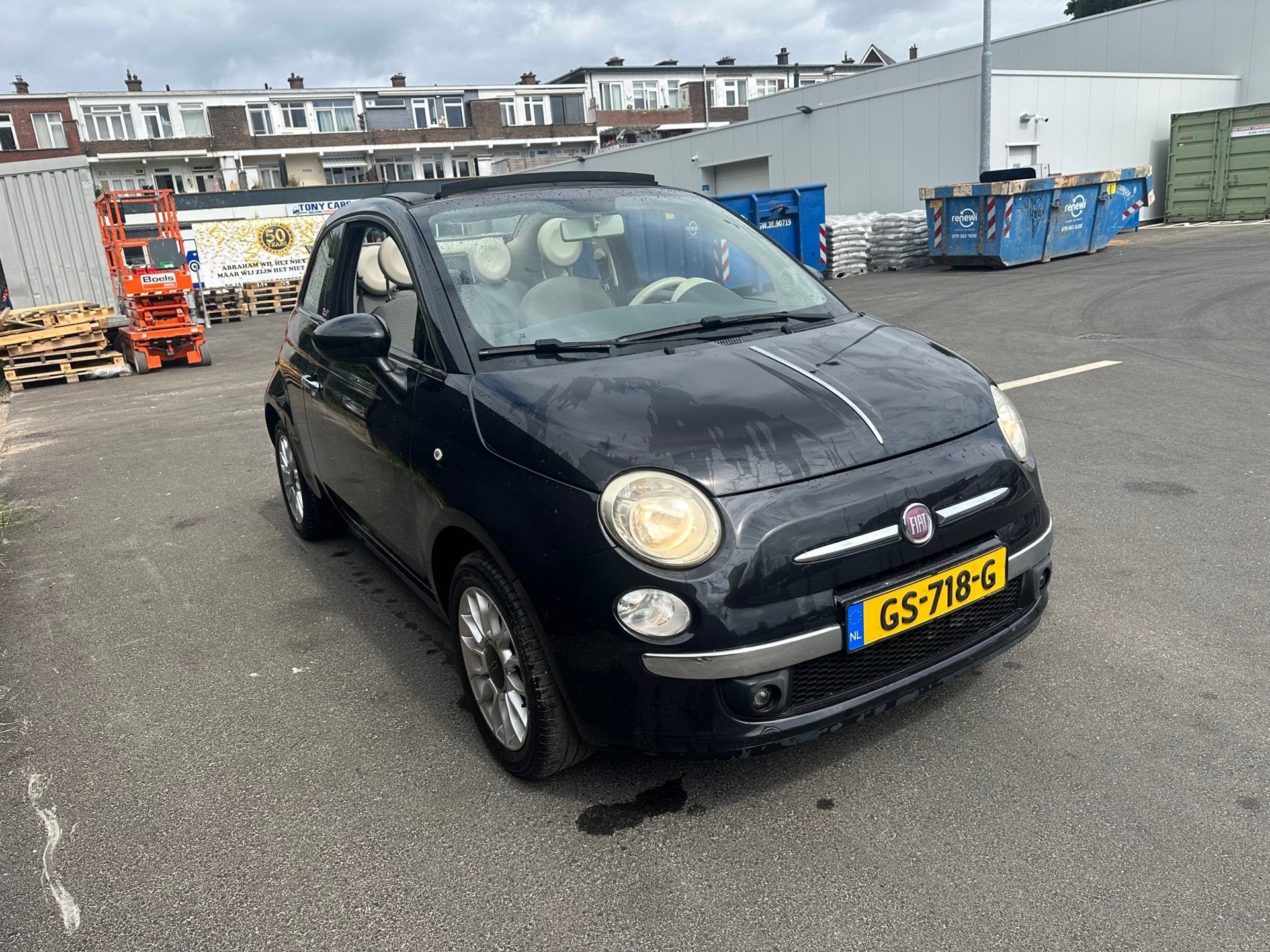 Fiat 500 C 1.2 Lounge Cabrio, Auto's, Voorwielaandrijving, Gebruikt, 4 cilinders, Cabriolet