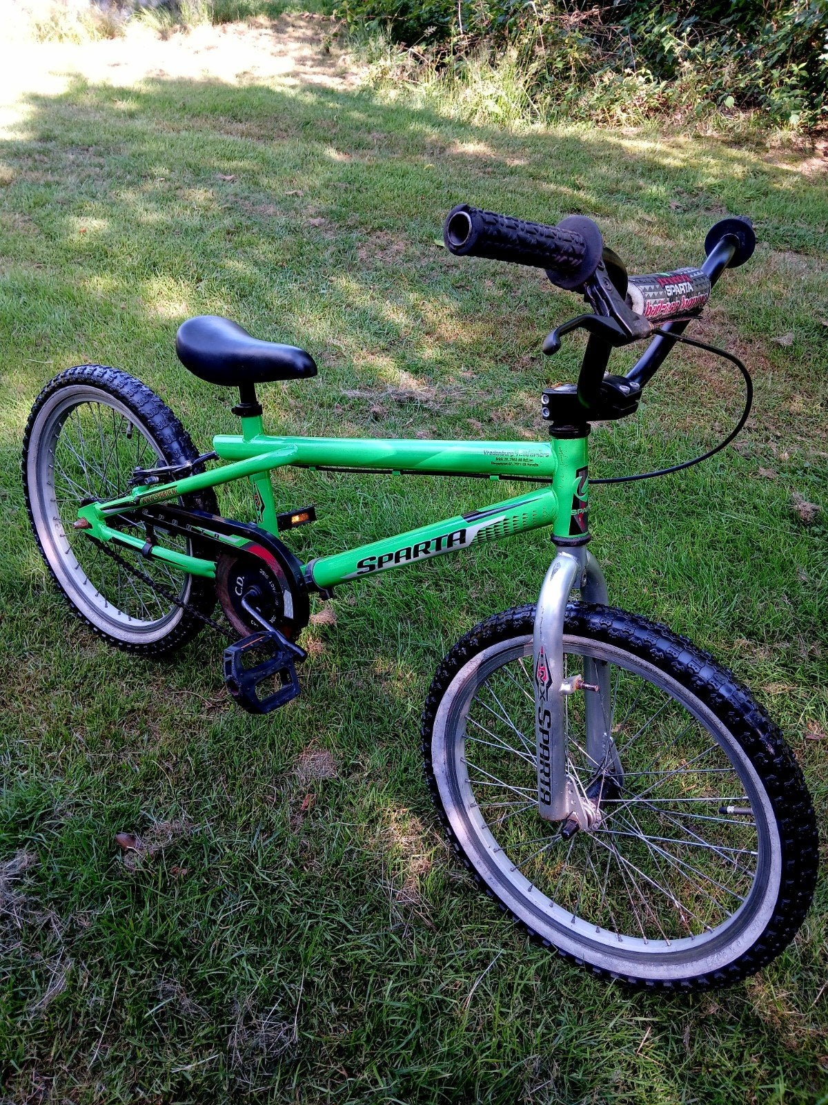20 inch Sparta BMX Fiets Groen, Ophalen, Sparta, Gebruikt, Velgrem
