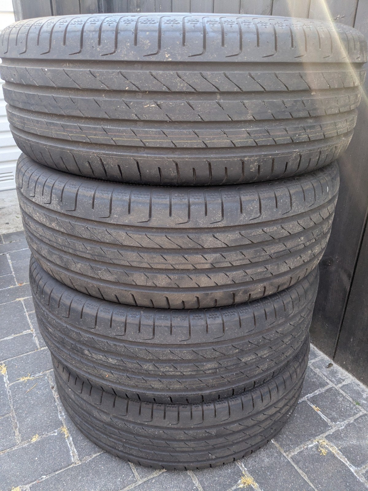 215/55/17 98H XL EV CONTINENTAL ECO CONTACT 7 DOT 2625, Ophalen, 16 inch, Band(en), 195 mm