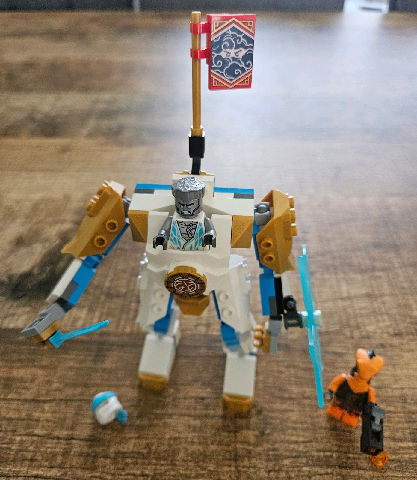 Lego Ninjago 71761 Zane's Power-Up Mech EVO, Lego, Ophalen of Verzenden, Compleet, Zo goed als nieuw