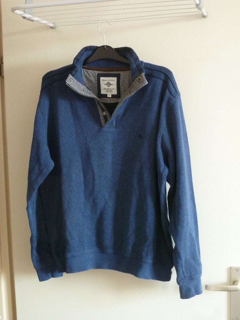 BAILEYS schipper trui winter L spijkerblauw -GRATIS zend, Verzenden, Nieuw, Maat 52/54 (L), Blauw