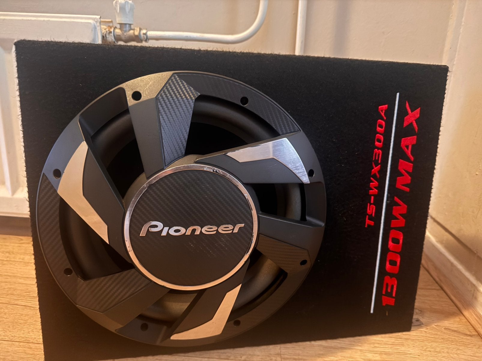 Subwoofer Pioneer TS-WX300A 1300 actief, Ophalen of Verzenden, 120 watt of meer, Subwoofer, Overige merken