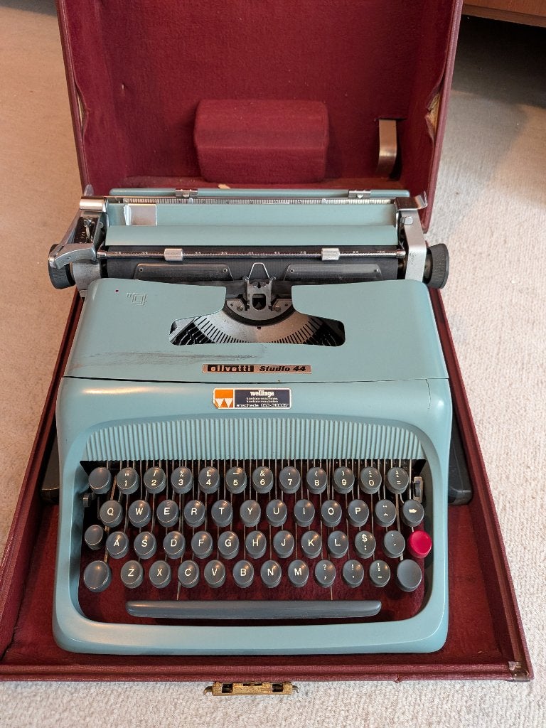 Vintage Olivetti Studio 44 typemachine jaren '50, Diversen, Typemachines, Ophalen, Gebruikt