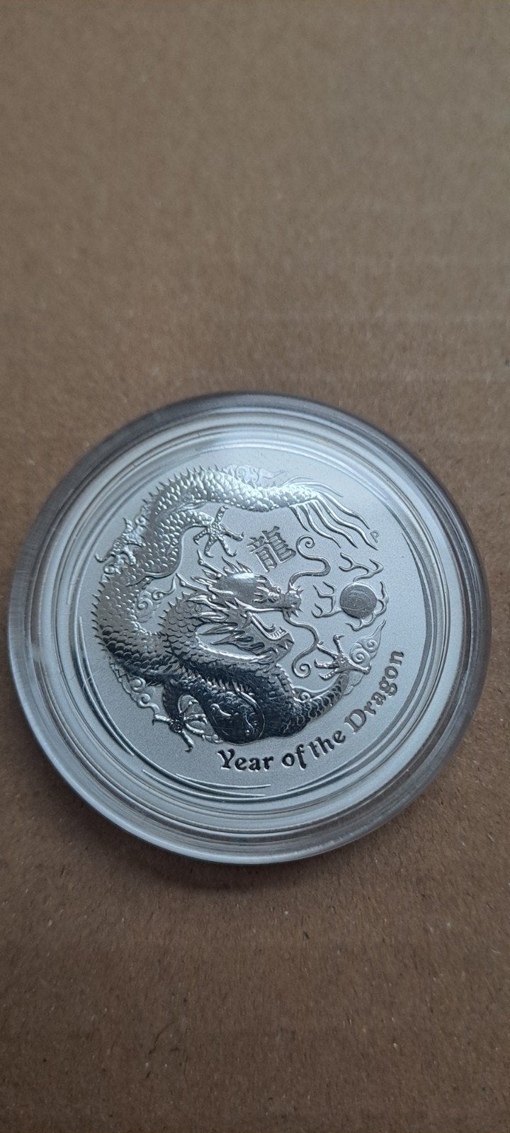 Zilveren Lunar 2 Draak Munt 2012 - 0,5 oz, Ophalen of Verzenden, Oost-Azië, Losse munt, Zilver