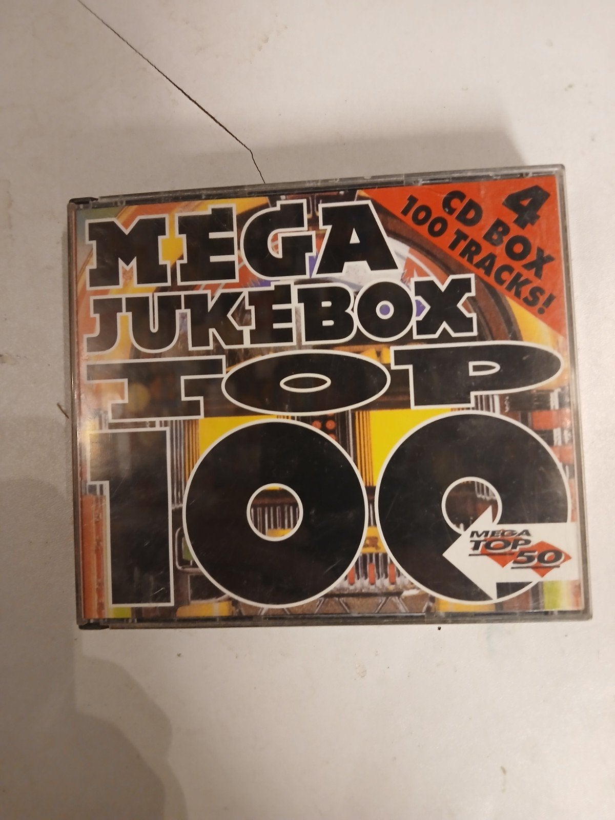 Mega Jukebox Top 100 - 4 CD Box (100 Tracks), Ophalen of Verzenden