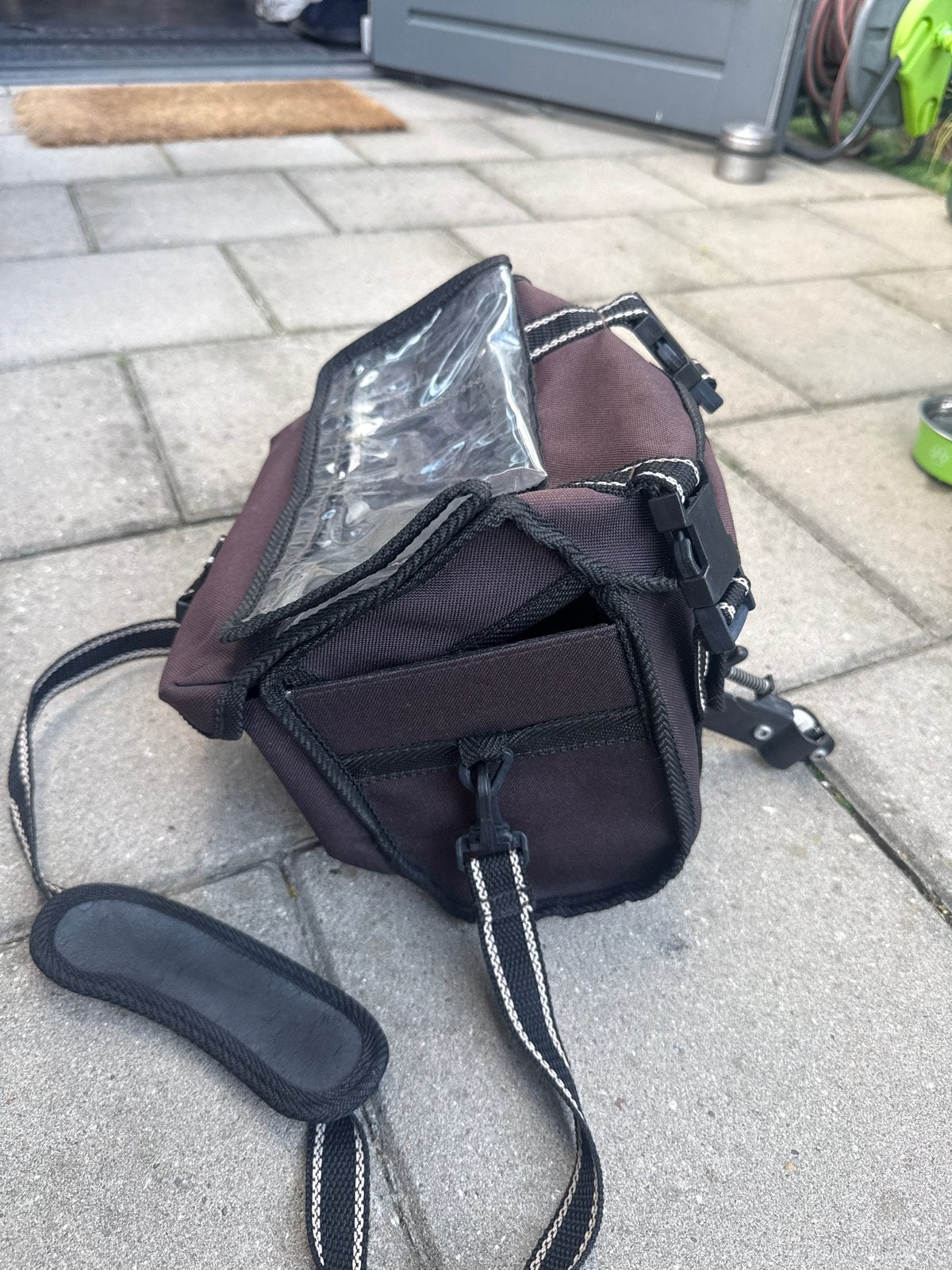 Fiets tas met afneembare beugel en schouderband, Ophalen of Verzenden, Gebruikt