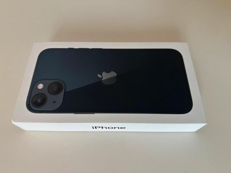 IPhone 13 128GB Midnight 1 garantie, 128 GB, Zwart, Nieuw, IPhone 13