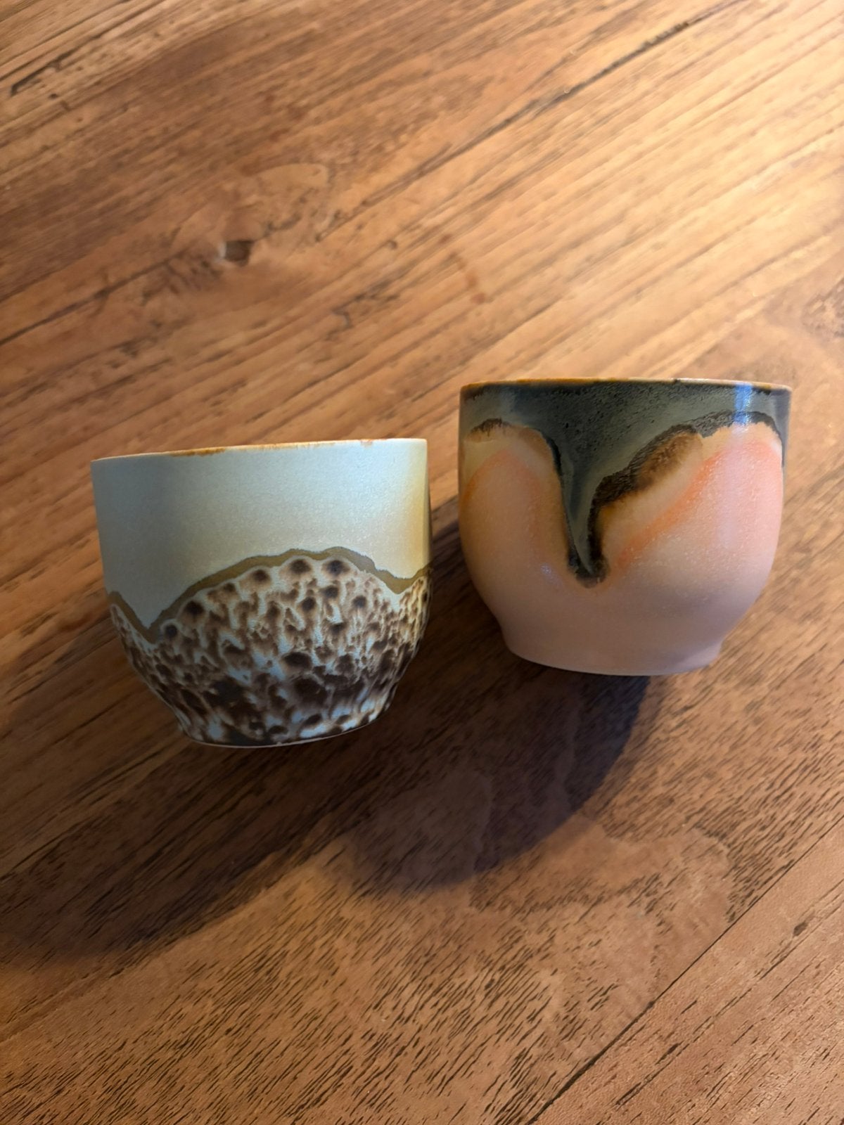 Set van 2 HK Living koffiekoppen 200 ml in nieuwstaat, Huis en Inrichting, Ophalen, Zo goed als nieuw, Keramiek, Mok