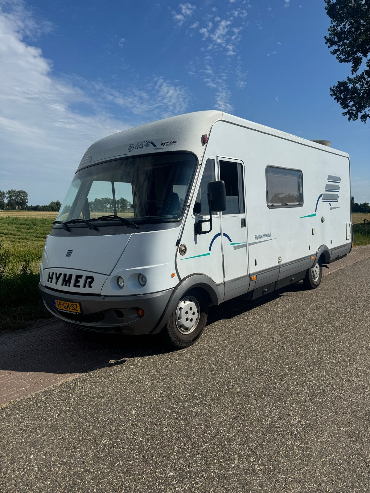 Hymer B654 Integraal Camper Bouwjaar 2000, Integraal, Ringverwarming, Fiat, Fietsendrager