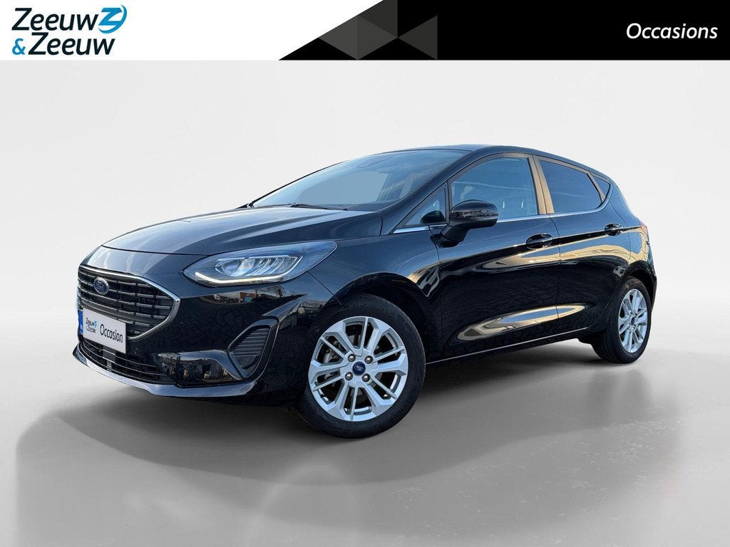 Ford Fiesta 1.0 EcoBoost Hybrid Titanium X |NL auto| Automaa, 12 maanden, Euro 6, Zwart, Origineel Nederlands