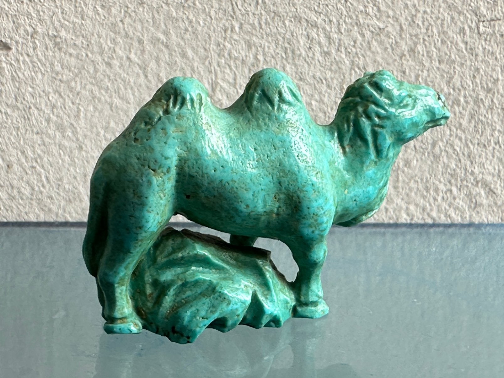 Half edelsteen Turkoois kamelen beeldje, Verzamelen, Ophalen of Verzenden