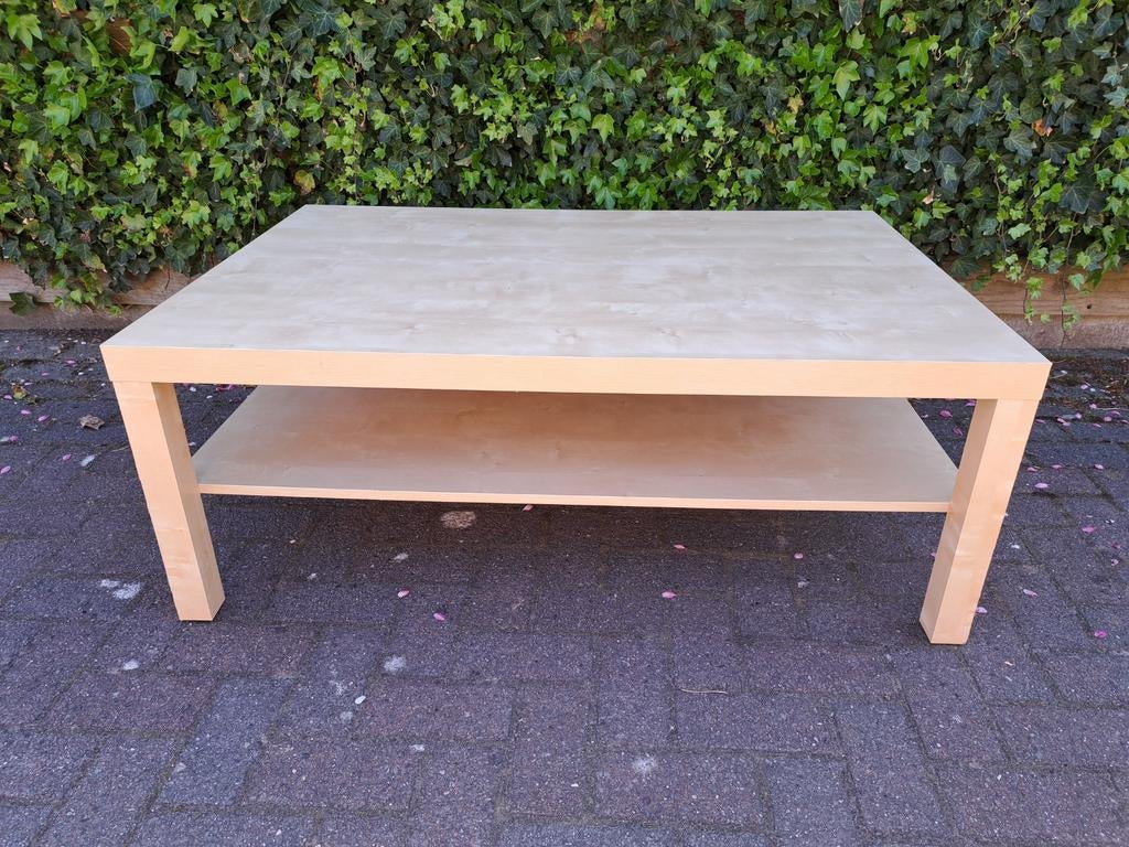 Ikea salontafel, licht hout, met extra plank, Ophalen
