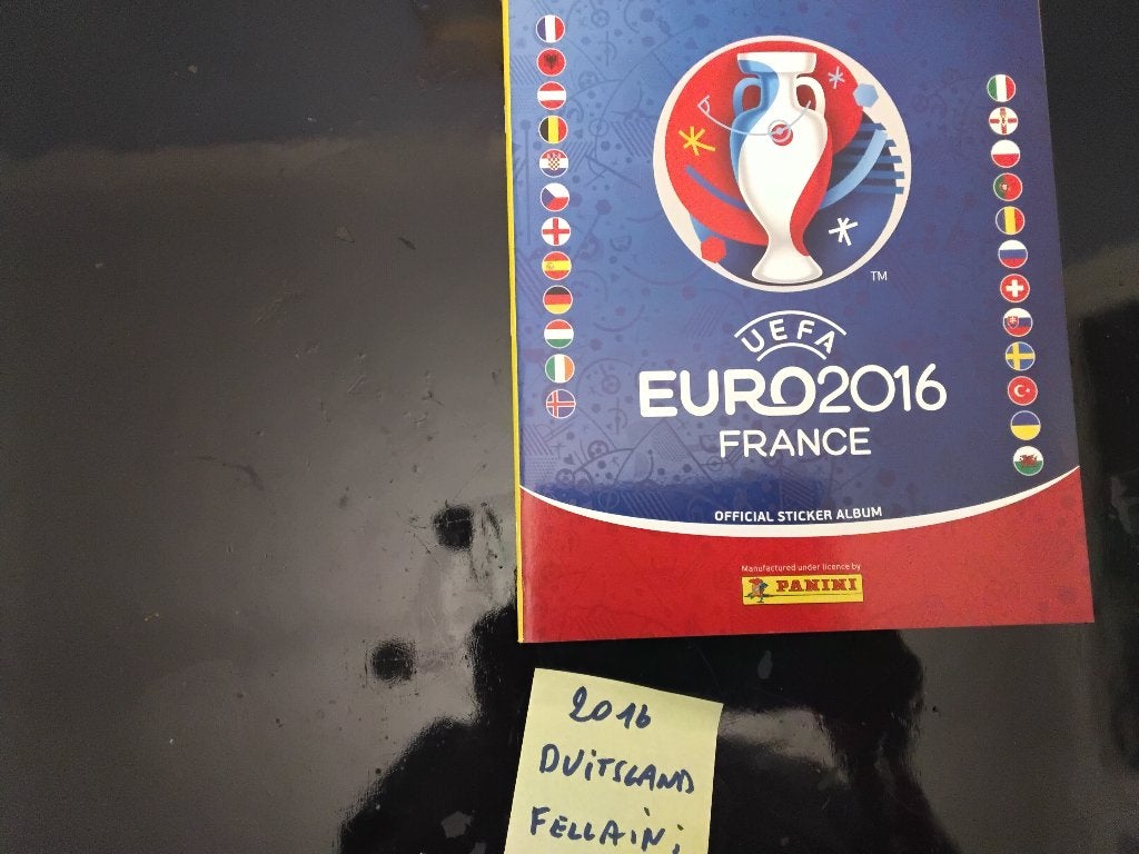 Panini album Euro 2016 France - Fellaini (Duitse uitgave), Ophalen, Zo goed als nieuw, Meerdere stickers