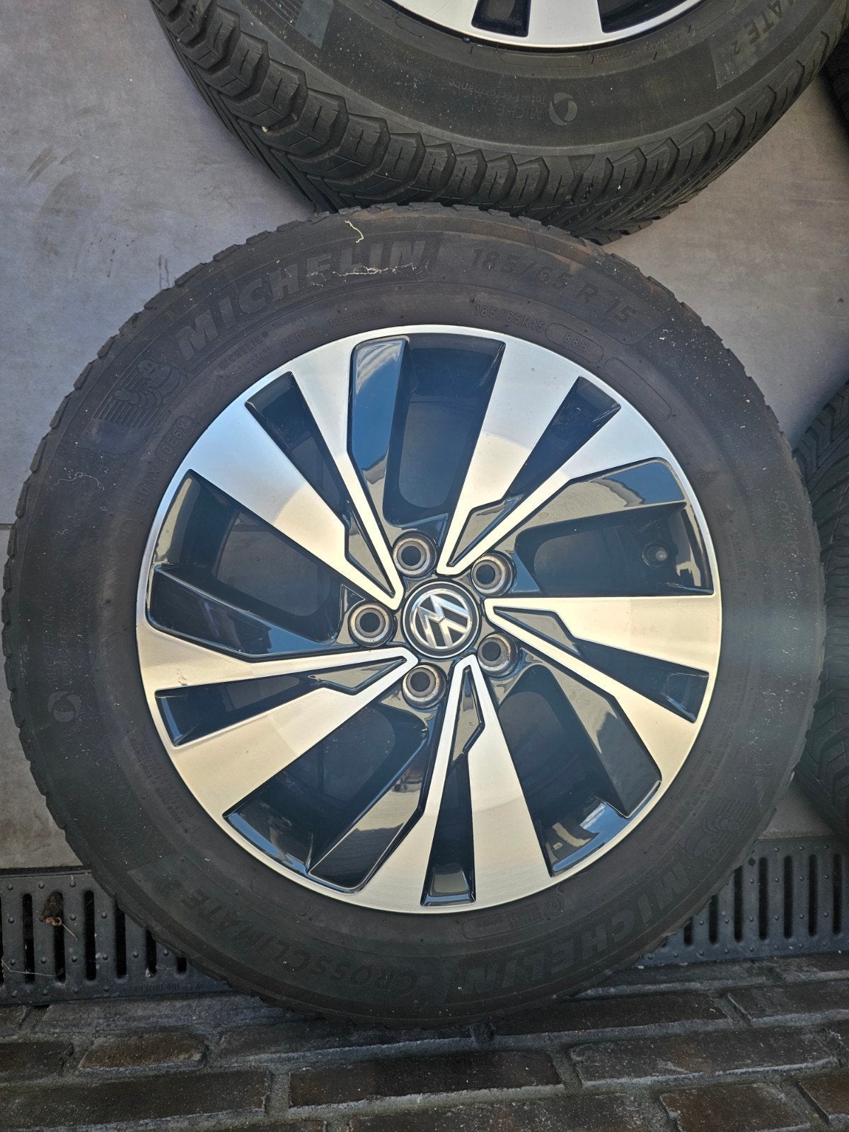 VW.Polo 2G 15 inch originele velgen & All-seasons banden, Ophalen of Verzenden