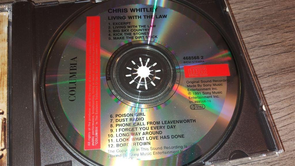 Chris Whitley - Living With The Law, Ophalen of Verzenden, 1980 tot heden, Zo goed als nieuw, Jazz