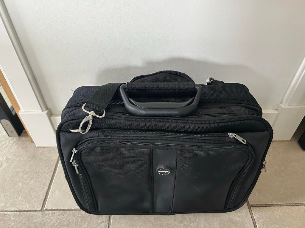 Kensington Laptop Trolleytas - Zwart, 15 inch, Computers en Software, Laptoptassen, Gevoerd laptopvak, 15 inch, Trolleytas, Ophalen of Verzenden