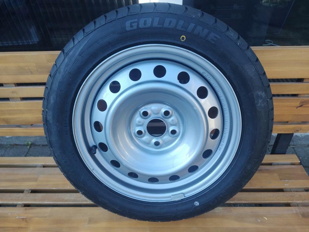 Nieuw Reservewiel 16inch met vier-seizoenband 195/55 91V m+s, Auto diversen, Aanhangwagen-onderdelen, Ophalen, Nieuw