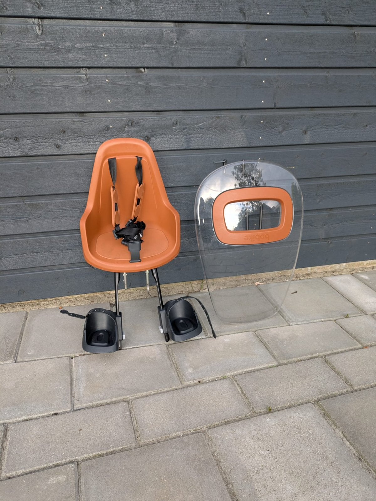 Bobike Mini One Chocolate Brown Voorstoeltje, Ophalen, Gebruikt