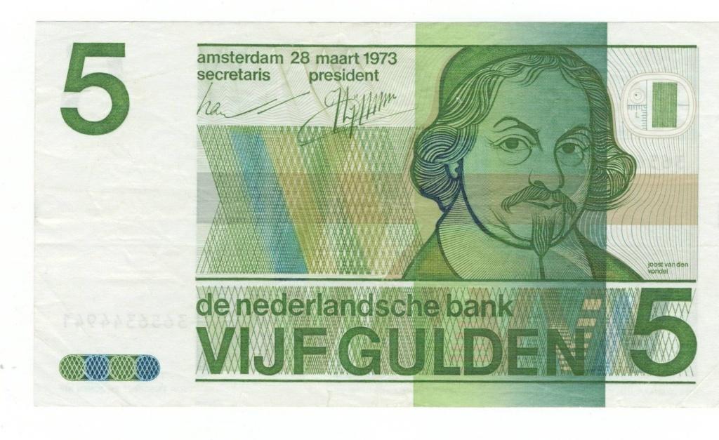 5 Gulden Vondel 2, Verzenden, 5 gulden, Los biljet