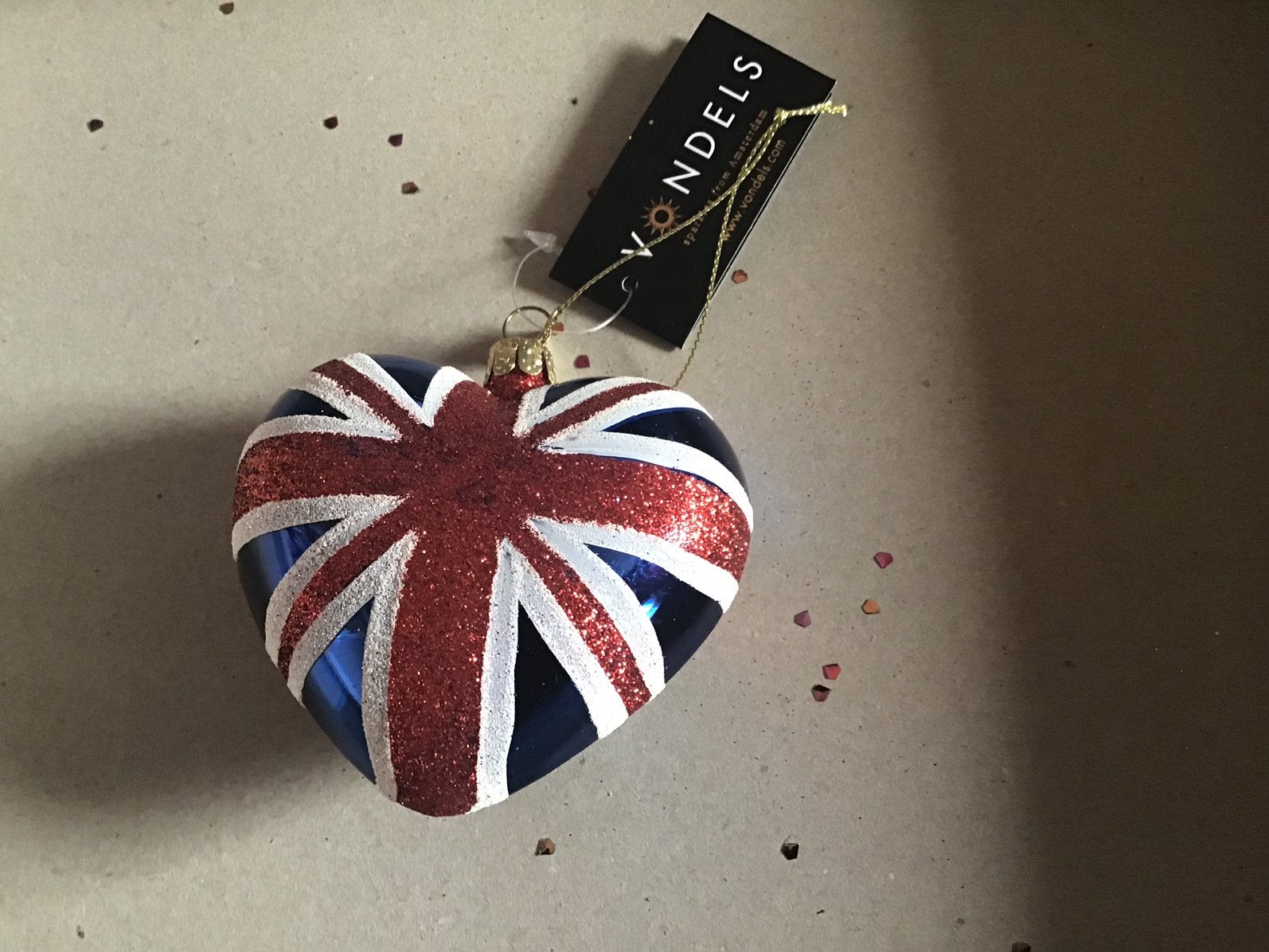 Vondels Ornament Engelse vlag, Ophalen of Verzenden, Nieuw