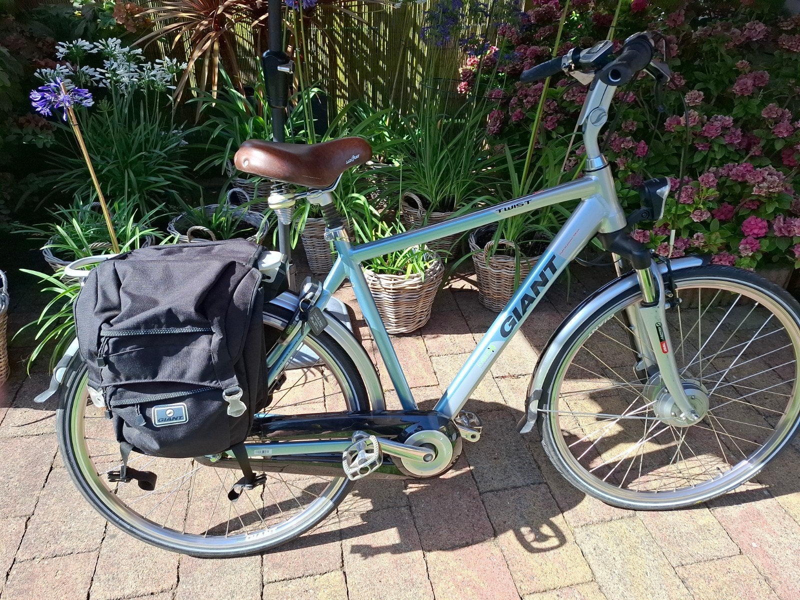 te koop, zgan heren e-bike giant twist, Ophalen, Giant, Zo goed als nieuw, 51 tot 55 cm