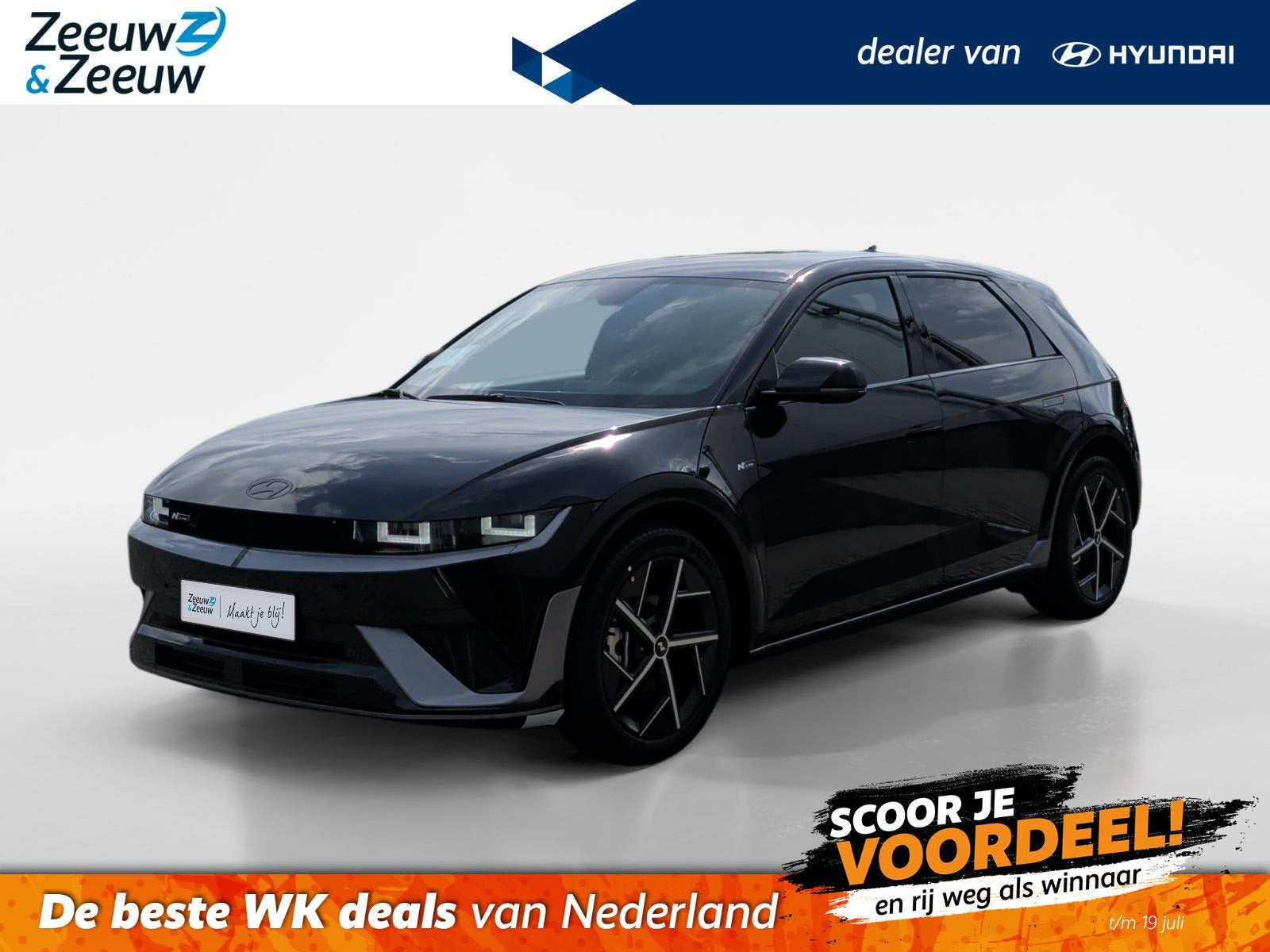 Hyundai IONIQ 5 N Line Business 84 kWh | NU TOT €2.500,- K, Auto's, Hyundai, Automaat, Achterwielaandrijving, Zwart, IONIQ 5