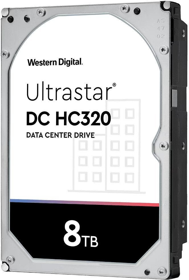WD Ultrastar DC HC320 8TB Harde Schijf, Intern, 8TB, Zo goed als nieuw, Desktop