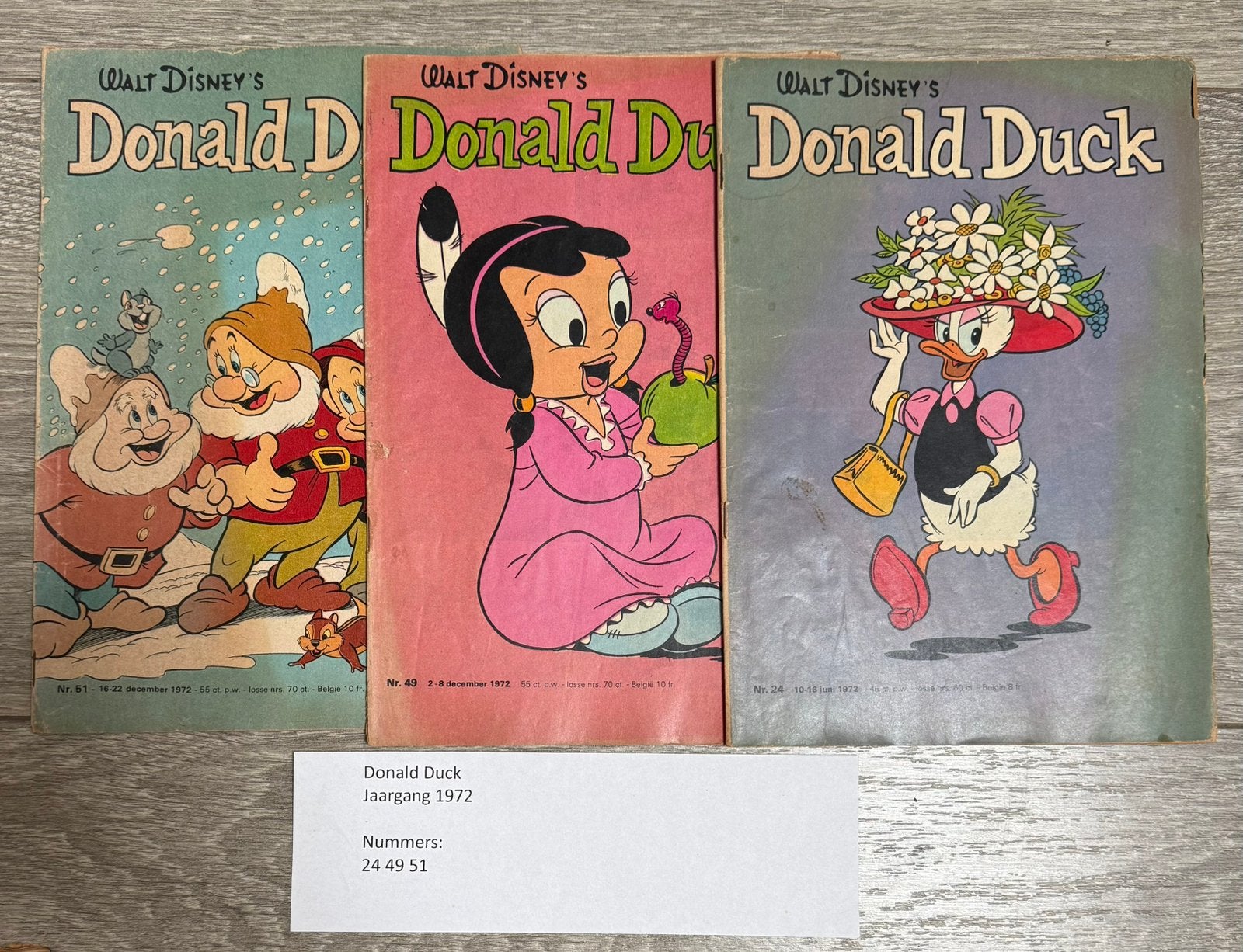 Verzameling oude Donald Duck strips, Meerdere stripboeken, Ophalen, Gelezen
