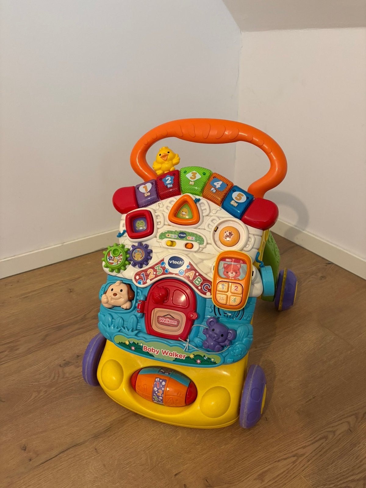 Vtech loopkar, Ophalen, Zo goed als nieuw, 6 maanden tot 2 jaar