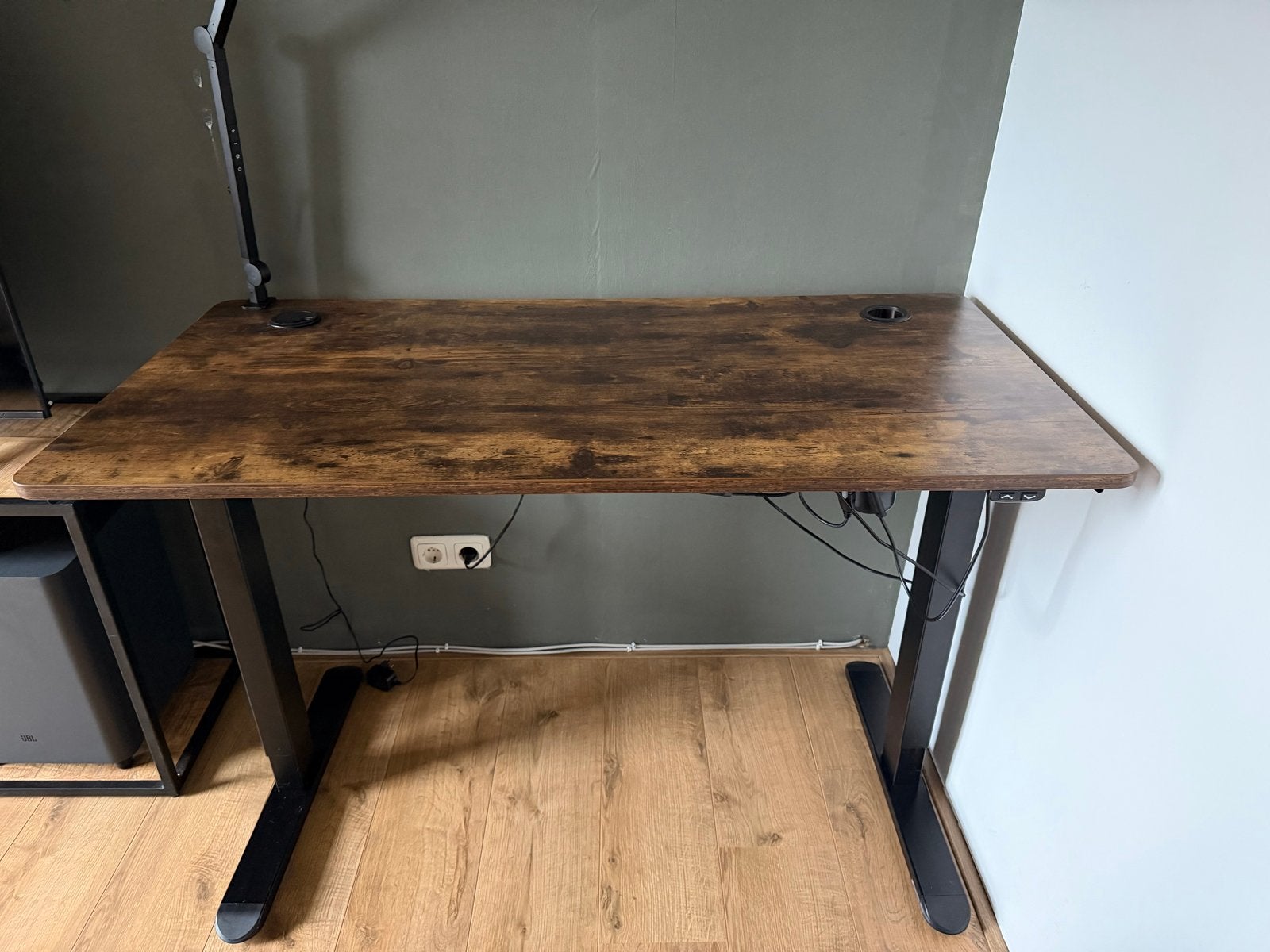 Elektrisch Verstelbaar Zit-Sta Bureau 120x60 cm, Ophalen, Zit-sta bureau, Elektrisch, 120 cm
