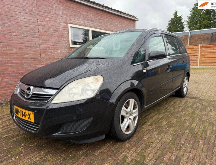 Opel Zafira 1.9 Cdti 110KW AUT DPF 2009 Zwart, Auto's, 4 cilinders, 7 stoelen, Zwart, 14 km/l