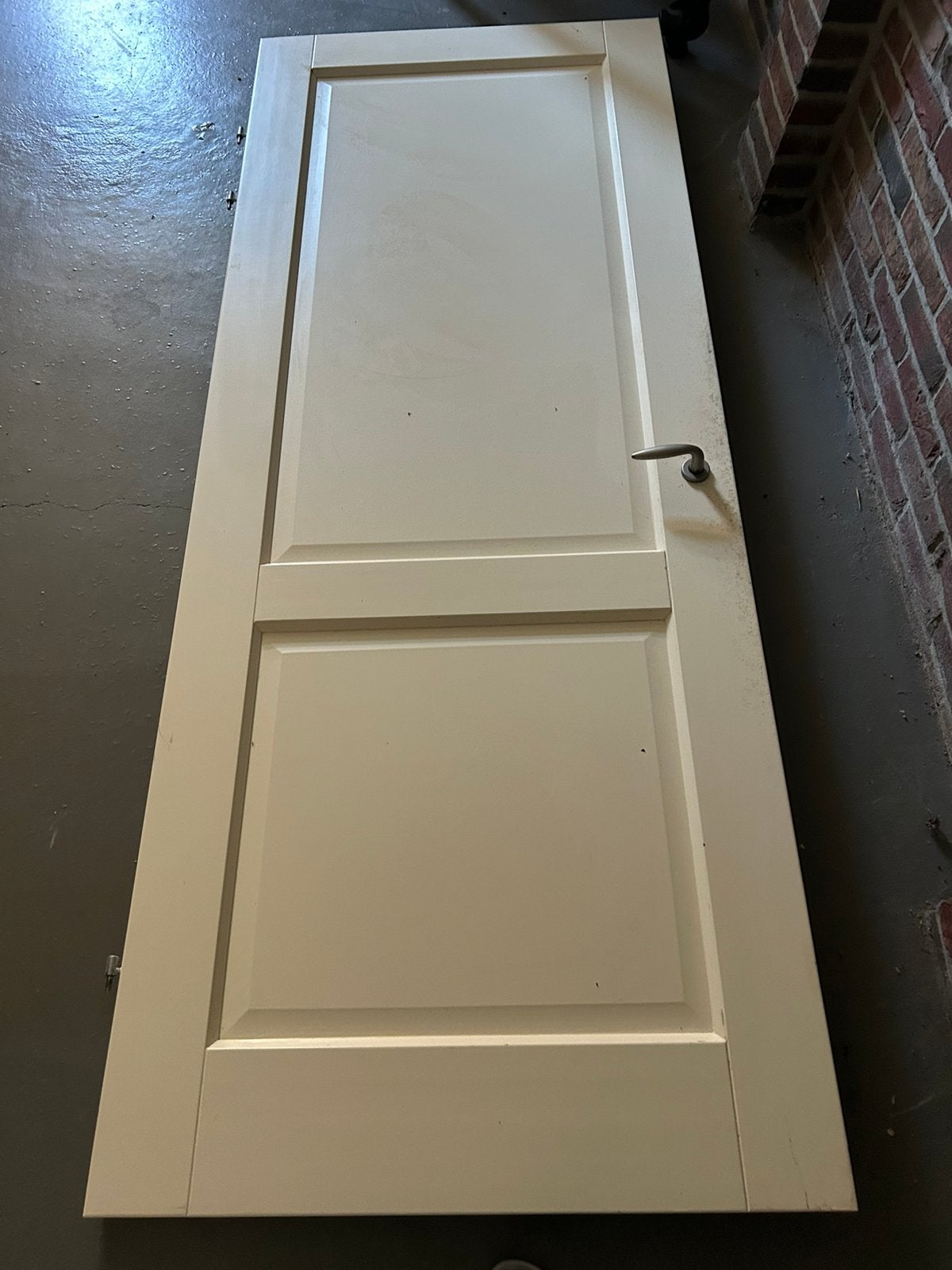 Gratis af te halen; Binnendeur (opdek) wit, linksdraaiend, Ophalen, Gebruikt, 80 tot 100 cm, 215 cm of meer