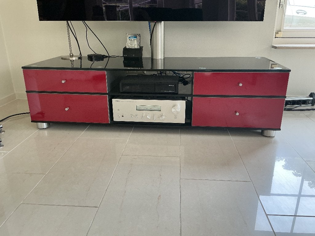 Spectral TV meubel met laden, Ophalen, Zo goed als nieuw, 25 tot 50 cm, Minder dan 100 cm