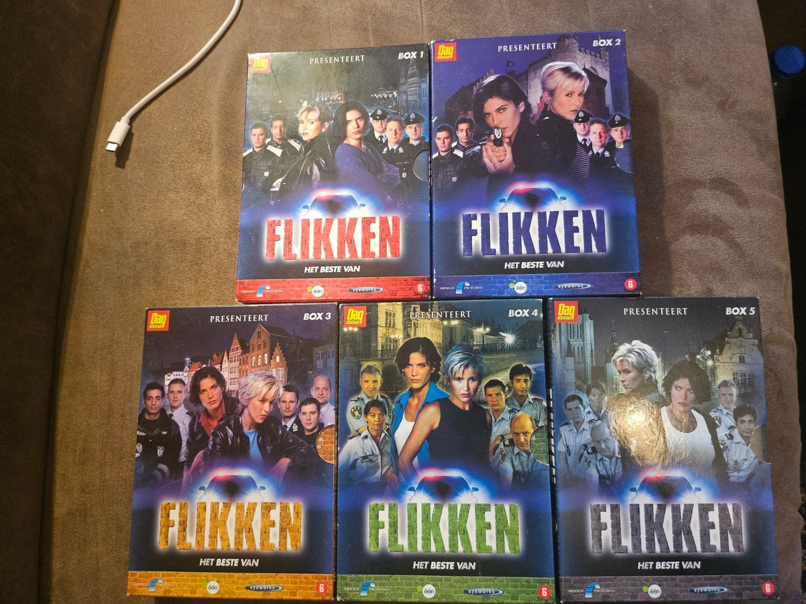 Flikken - Het Beste Van - Box 1 t/m 5 (DVD), Misdaad, Nederlands, Zo goed als nieuw, Inclusief doosje