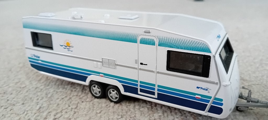 POLAR 730 GSE caravan accessoires met Range Rover Sport 1/43, Ophalen of Verzenden, Nieuw