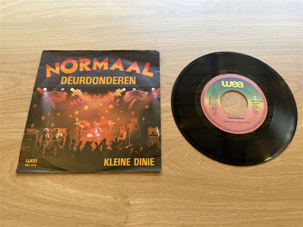 Normaal - Deurdonderen, Cd's en Dvd's, Vinyl Singles, Ophalen of Verzenden, Zo goed als nieuw, Nederlandstalig