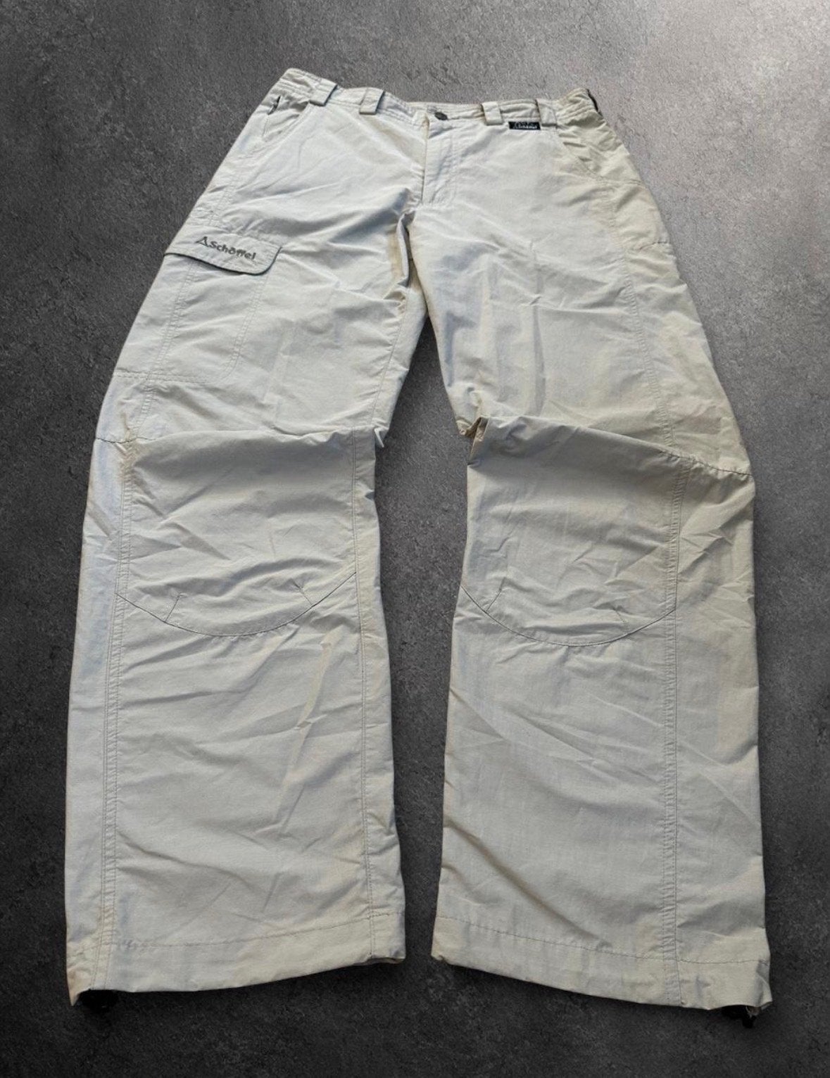 Schöffel Wandelbroek 34x32 Wide Leg Outdoor Trekking Cargo, Ophalen of Verzenden, Zo goed als nieuw, Overige maten, Grijs