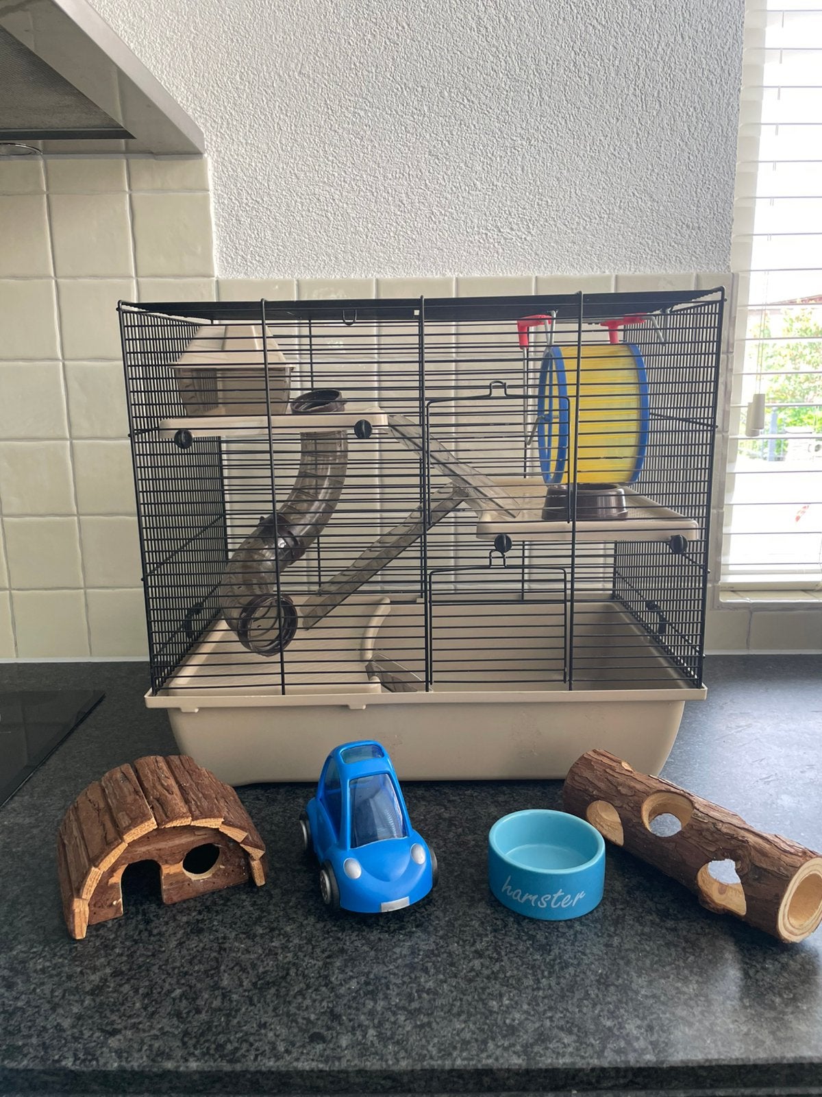 Hamsterkooi, Dieren en Toebehoren, Minder dan 60 cm, Kooi, Gebruikt, Minder dan 75 cm
