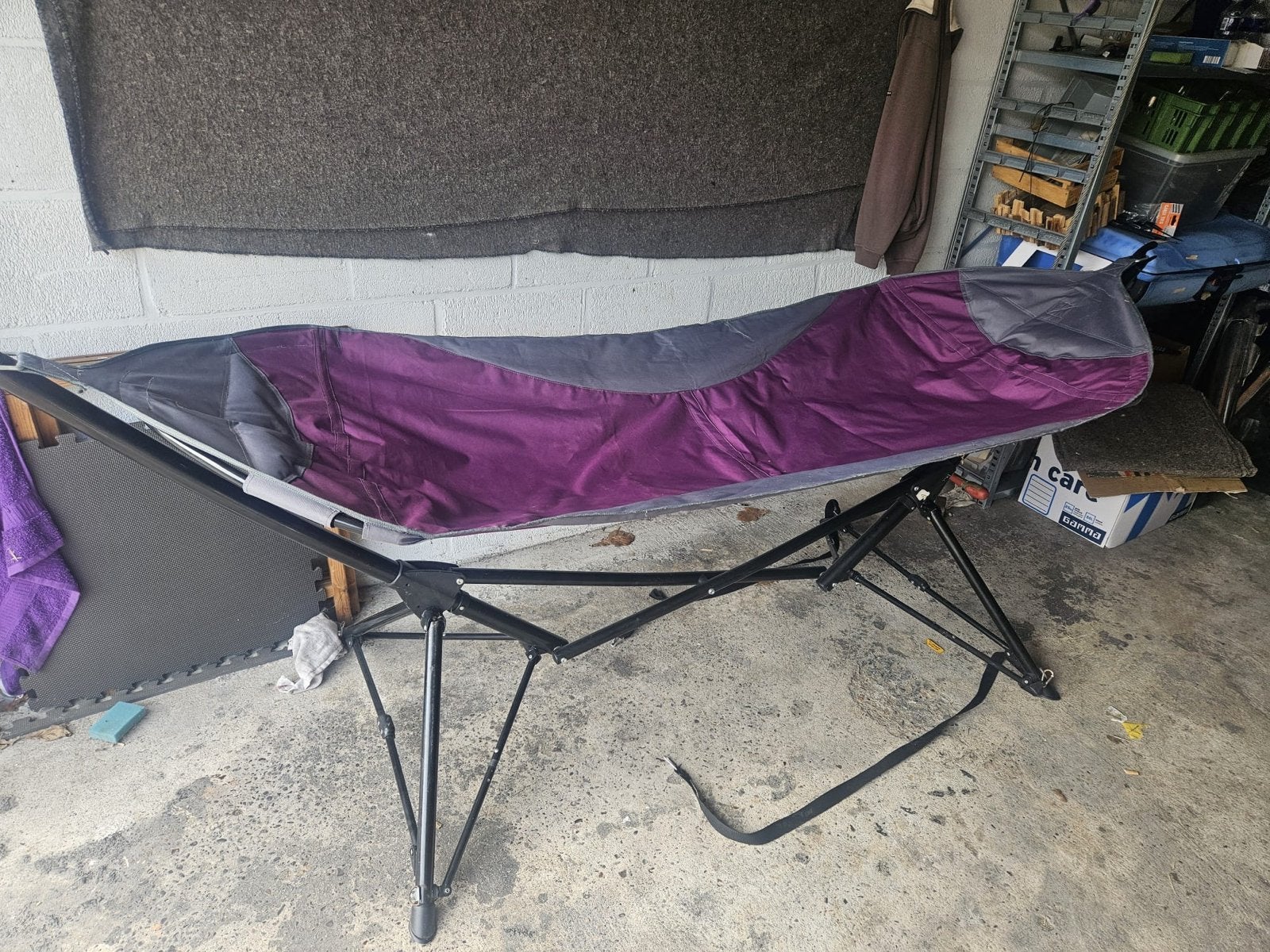 Opvouwbaar campingbed / ligstoel, Ophalen, Gebruikt, Overige
