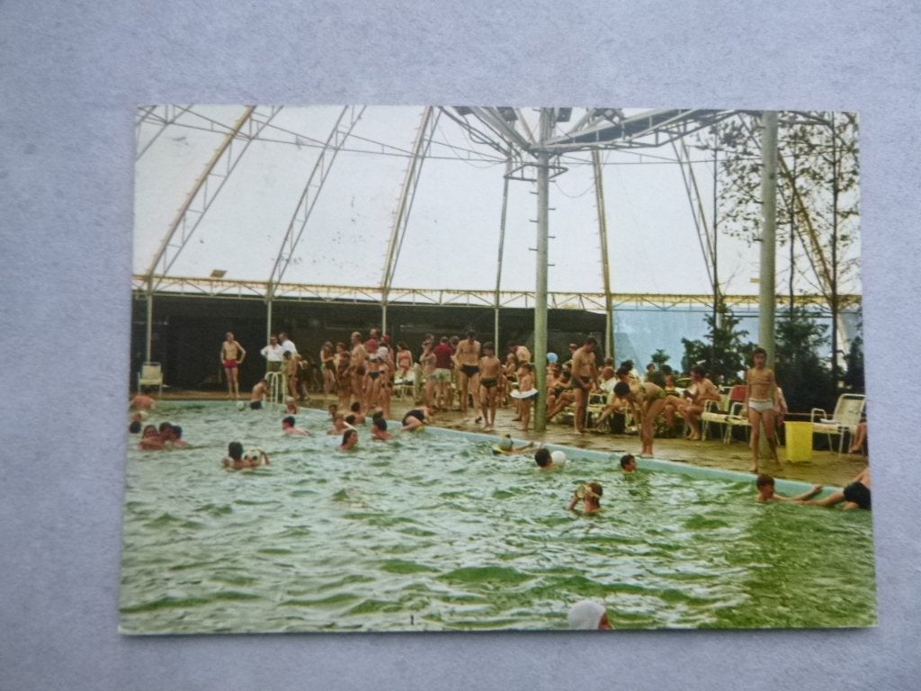 Reuver, de Lommerbergen/zwembad / interieur 1971, Verzenden, 1960 tot 1980, Gelopen, Noord-Brabant
