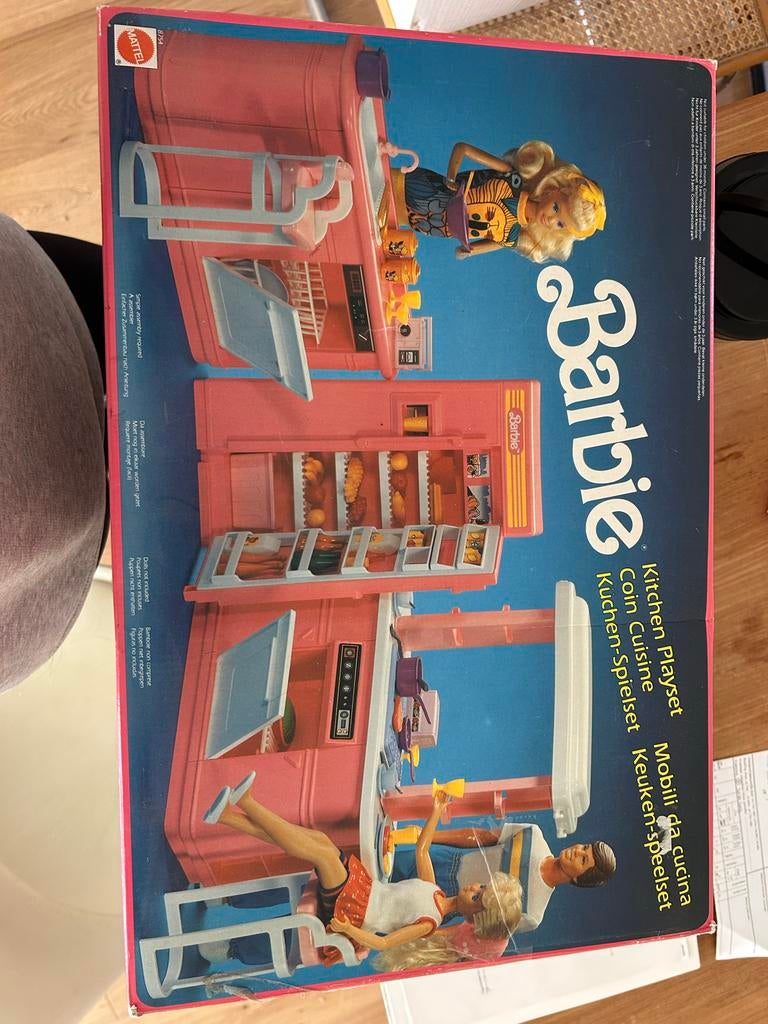 Barbie vintage keuken speelset 1986, Ophalen of Verzenden, Gebruikt, Meisje
