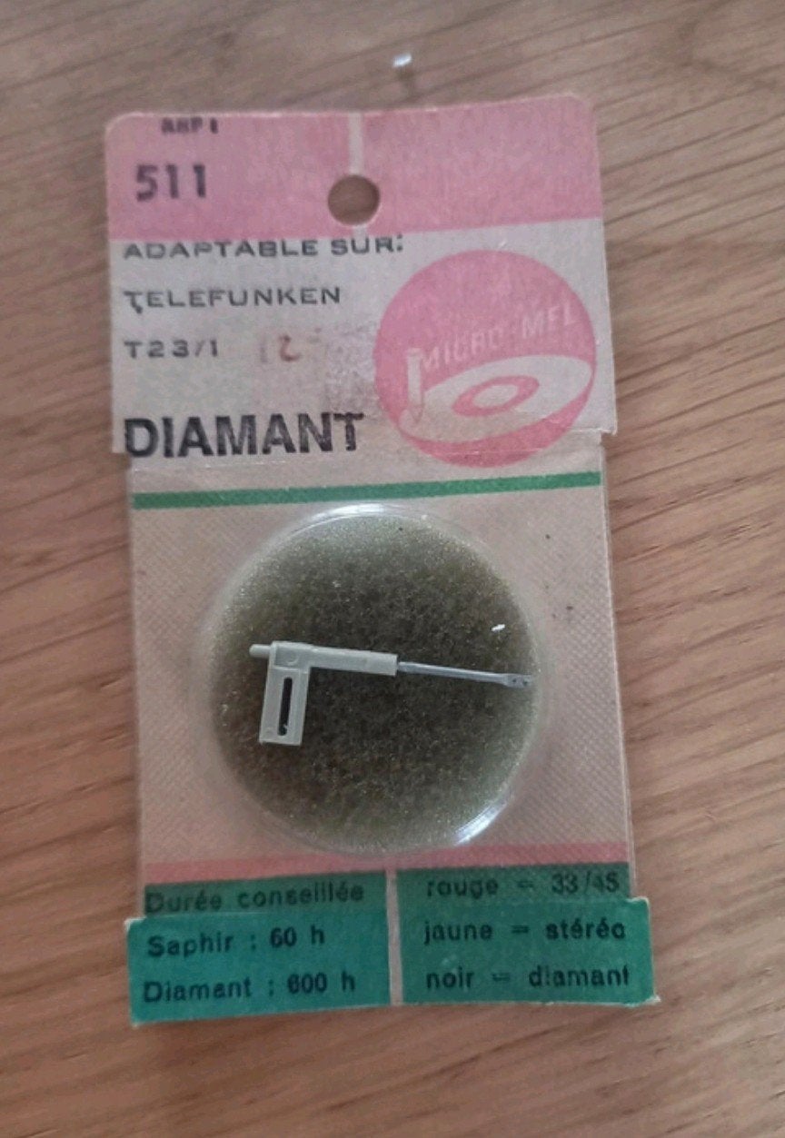 Telefunken T23/1 Diamant Stylus - Nieuw met prijskaartje, Ophalen of Verzenden