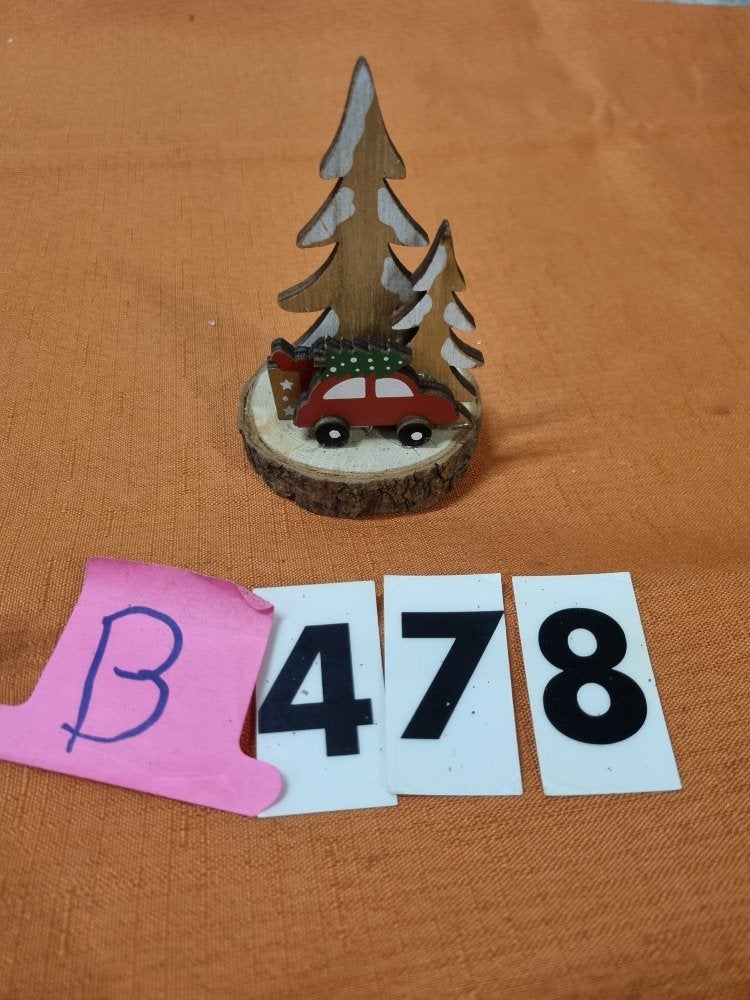 houten kerst decoratie boom met auto [b478], Ophalen of Verzenden, 'T Olde Gre-j, Info@toldegrej.nl, Endepoelstraat 20f Didam