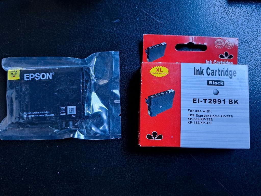 2 nieuwe inktcartridges voor Epson printer, Ophalen of Verzenden, Nieuw, Cartridge, EPSON