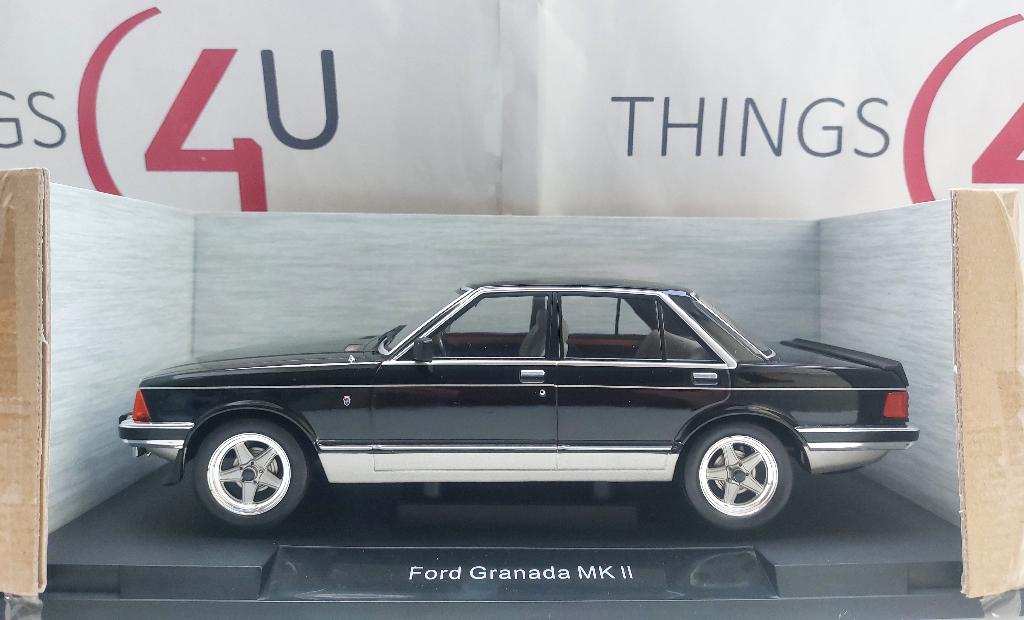 MCG 1:18 Ford Granada MK2 2.8i Limousine Custom zwart/grijs, Ophalen of Verzenden, Nieuw, Auto, Overige merken