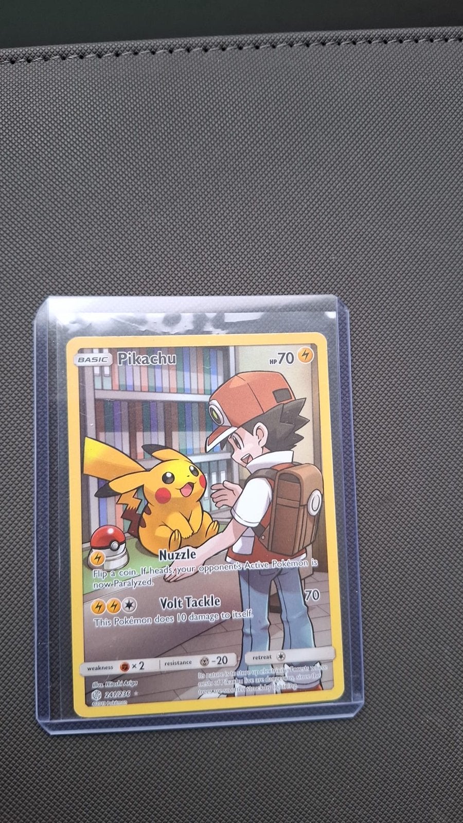 Pikachu & ash Pokémon kaart - Excellent staat, Hobby en Vrije tijd, Verzamelkaartspellen | Pokémon, Ophalen of Verzenden, Nieuw